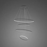 Altavola Design Ledowe Okręgi lampa wisząca 106W LED czarny LA084/P_100_in_3k_black_dimm