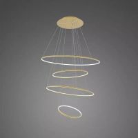 Altavola Design Ledowe Okręgi No.4 lampa wisząca 106 W złota LA084/P_100_in_3k_gold