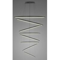Altavola Design Ledowe Okręgi lampa wisząca 546W LED czarny LA088/P_230_in_3k_black