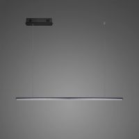 Altavola Design Linea lampa wisząca 1x12 W czarna LA089/P2_100_4k_black_dimm