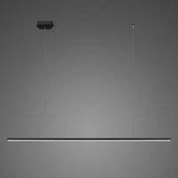 Altavola Design Linea lampa wisząca 1x15W czarny LA089/P2_120_3k_black