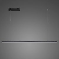Altavola Design Linea lampa wisząca 1x15 W czarna LA089/P2_120_4k_black_dimm