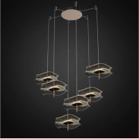 Altavola Design Mariposa lampa wisząca 6x36 W przezroczysta-różowe złoto LA102/CO6