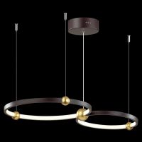 Altavola Design Aurora lampa wisząca 43W czarny mat/złoty satynowy LA110/P_40_3k_black