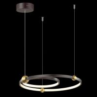 Altavola Design Aurora lampa wisząca 49W czarny mat/złoty satynowy LA110/P_50_3k_black