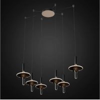Altavola Design Spinoza lampa wisząca 6x54 W przezroczysta-złota LA120/CO6