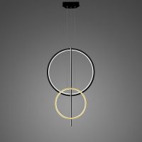 Altavola Design Linea No. 5 lampa wisząca 51 W złota/czarna LA087/2P_60_40_100_3k_black_gold2