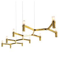 Altavola Design Candles-10 lampa wisząca 10x20W złota ST-8043-10 gold