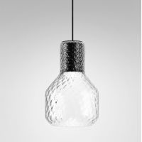 Aqform Modern Glass lampa wisząca 1x8 W czarna 59839-M930-D9-00-12