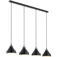 Argon Ventura lampa wisząca 4x15 W czarna-tytan 1858