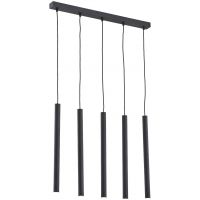 Argon Etna Plus lampa wisząca 5x6W czarny 2137