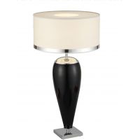 Argon Lorena lampa stołowa 1x15W czarny/biały 355