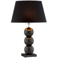 Argon Fudżi lampa stołowa 1x15W czarny 3623