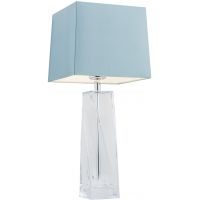 Argon Lille lampa stołowa 1x15W błękitny/przezroczysty 3839