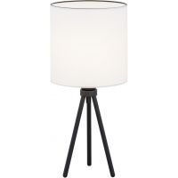 Argon Hilary lampa stołowa 1x15W czarny/biały 4083