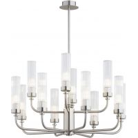 Argon Preston lampa wisząca 12x7 W przezroczysta-nikiel 5088