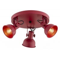 Argon Lenora lampa podsufitowa 3x7W czerwony 6264
