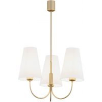 Argon Safiano lampa podsufitowa 3x15W biały/złoty 6267