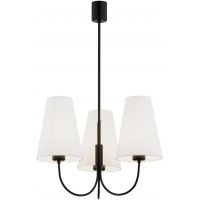 Argon Safiano lampa podsufitowa 3x15W biały/czarny 6268