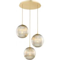 Argon Paloma lampa wisząca 3x15 W mosiądz 6312