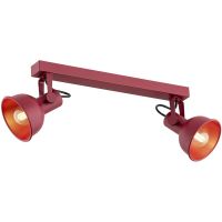 Argon Lenora lampa podsufitowa 2x7W czerwony 7173