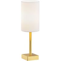 Argon Abruzzo lampa stołowa 1x7W biały/mosiądz szczotkowany 8030