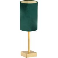 Argon Abruzzo lampa stołowa 1x7W zielony/mosiądz szczotkowany 8108