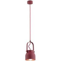 Argon Logan lampa wisząca 1x15W czerwony 8292