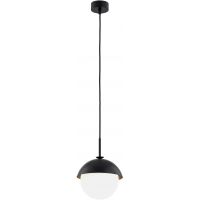 Argon Cappello lampa wisząca 1x15W opal mat/czarny 8295