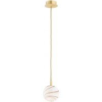Argon Almiros lampa wisząca 1x7W biały/złoty 8450