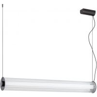 Argon Hampton lampa wisząca 1x90 W przezroczysta-tytan 8625