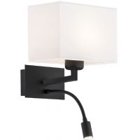 Argon Hilary kinkiet 1x15W/1x3W LED chrom/biały 868