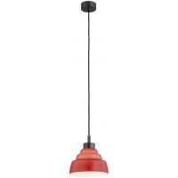 Argon Ventura lampa wisząca 1x15 W czerwona-tytan 8776