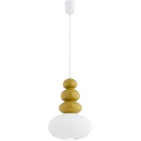 Argon Diego lampa wisząca 1x5 W opal-żółta 8821
