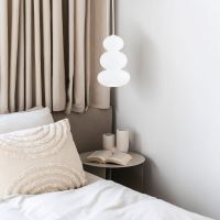 Argon Orlando lampa wisząca 1x5 W biała-opal 8824