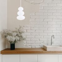 Argon Orlando lampa wisząca 1x5 W biała-opal 8824