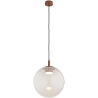 Argon Sacramento lampa wisząca 1x12 W różowa-brązowa 8829