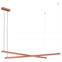 Argon Miami lampa wisząca 2x74 W brązowa 8837