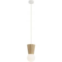 Argon Volante lampa wisząca 1x6 W drewno-opal 8951