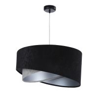 BPS Koncept Galaxy lampa wisząca 1x60 W czarna-szary/popielaty-srebrna 060-023