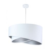 BPS Koncept Galaxy Chloe lampa wisząca 1x60W biały/srebrny 060-061