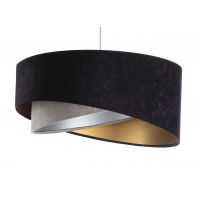 BPS Koncept Galaxy lampa wisząca 1x60 W czarna-złota-szary/popielaty-srebrna 060-079