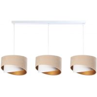 BPS Koncept Galaxy lampa wisząca 3x60 W biała-złota-beżowa 060-L3-018