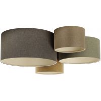 BPS Koncept Boho Ellegant lampa podsufitowa 4x60 W zielona 084-072