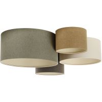 BPS Koncept Boho Ellegant lampa podsufitowa 4x60 W zielona 084-073