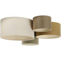 BPS Koncept Boho Ellegant lampa podsufitowa 4x60 W zielona 084-074