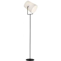 Brilliant Bucket lampa stojąca 1x60W czarna/biała 63158/76
