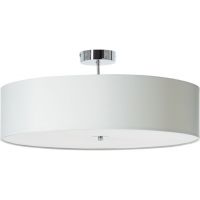 Brilliant Andria lampa podsufitowa 1x60W biała/chrom 93522/05