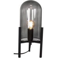 By Rydéns Smokey lampa stołowa 1x40W czarny/przydymiony 2832780-4002