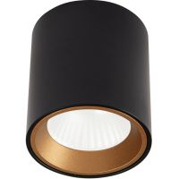 MaxLight Tub lampa podsufitowa 1x7W LED czarna C0211